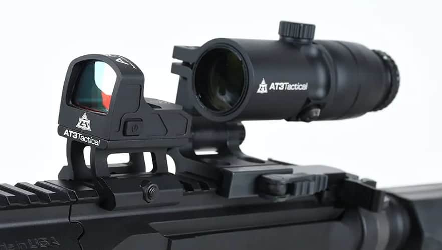 AT3 ARO Micro Red Dot Reflex Sight with Optional Riser