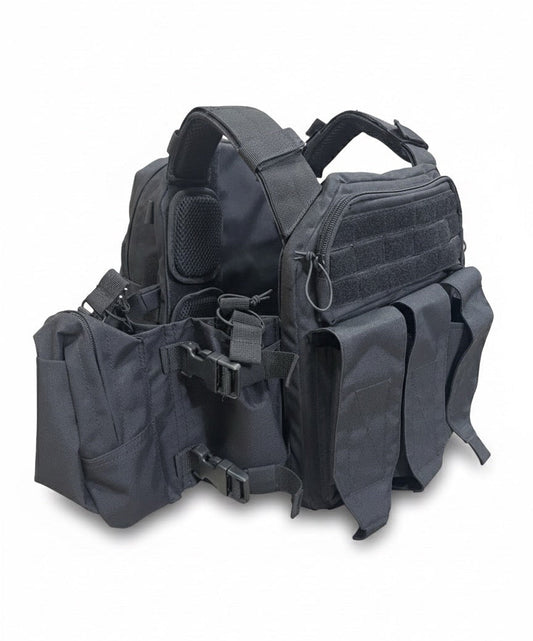 MPC V3 Micro Plate Carrier Black- Lightweight Carrier | Specter Defense-Adjustable-Takes 10x12 plates