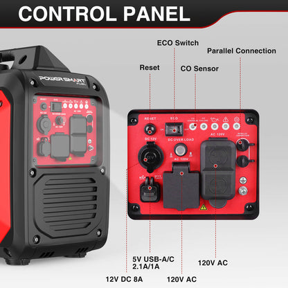 3000W Inverter Gas Generator w/ CO Alert DB5032