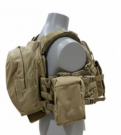 MPC V3 Micro Plate Carrier Coyote- Lightweight | Specter Defense-Adjustable-Takes 10x12 plates