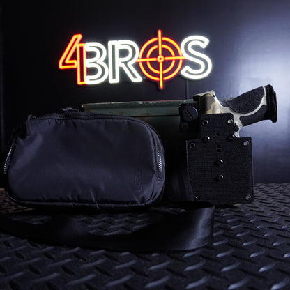 4BROS Hook & Loop Holster Mount for Backpacks & Sling Bags