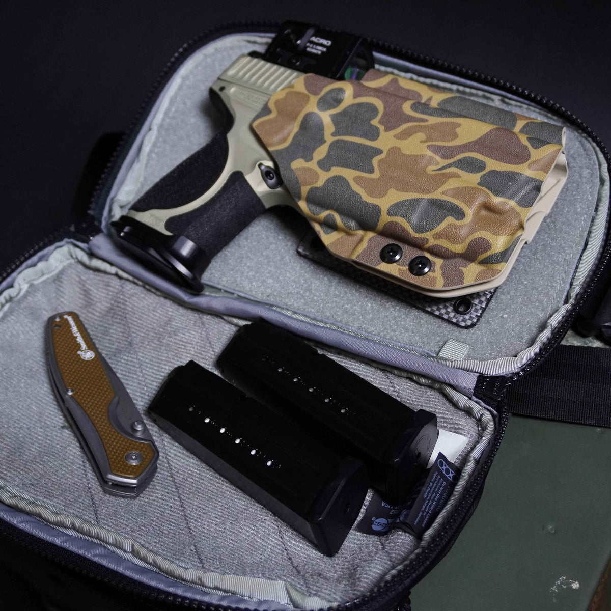 4BROS Hook & Loop Holster Mount for Backpacks & Sling Bags
