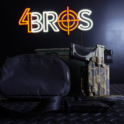 4BROS Hook & Loop Holster Mount for Backpacks & Sling Bags