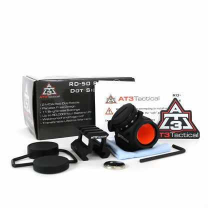 AT3 RD-50 PRO Micro Red Dot with Cantilever Riser Mount