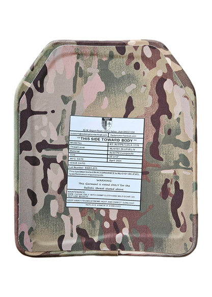 Redemption Tactical CRUSADER 2.0® V4 ARMOR FULL KIT COMBO PACKAGE LIGHTWEIGHT LEVEL IV  (2) 10x12 Front/Back Plates (2) 6x8 Side Plates (Level IV)