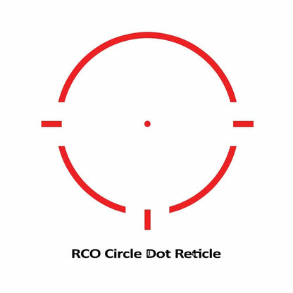 AT3 RCO Red Dot Sight with Circle Dot Reticle and Variable Risers