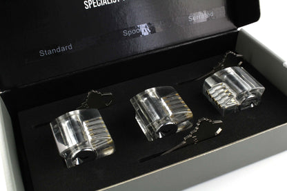 Practice Locks Set, 3 Clear Progressive Locks - Easy to Hard
