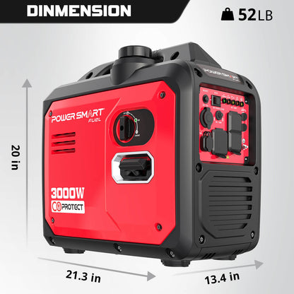 3000W Inverter Gas Generator w/ CO Alert DB5032
