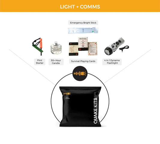Quake Kits Light and Communication Pack