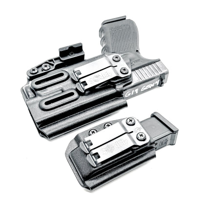 Glock 19 Gen 3/4 & TLR-7 X/A IWB Holster with Magazine Carrier Combo