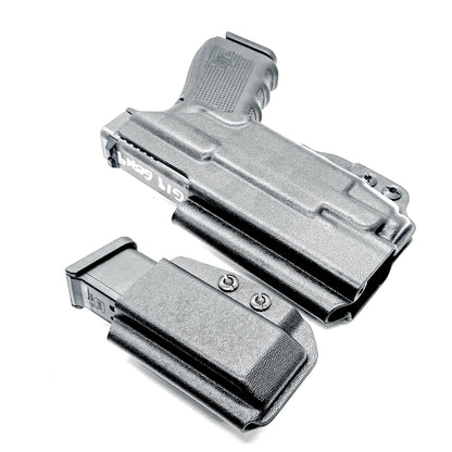 Glock 19 Gen 3/4 & TLR-7 X/A IWB Holster with Magazine Carrier Combo