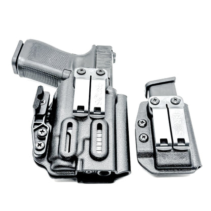 Glock 19 Gen 5/V/6 & TLR-7 X/A IWB Holster with Magazine Carrier Combo