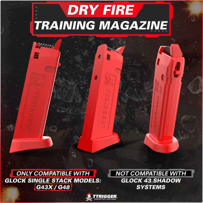 TTRIGGER Dry Fire Training Mag for GLOCK (DryFireMag)