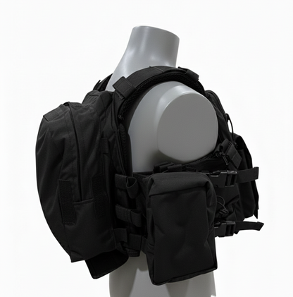 MPC V3 Micro Plate Carrier Black- Lightweight Carrier | Specter Defense-Adjustable-Takes 10x12 plates
