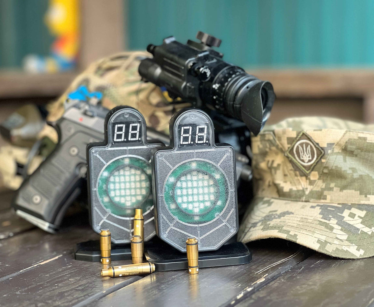 Reactive Laser Shooting Target for Dry Fire Practice