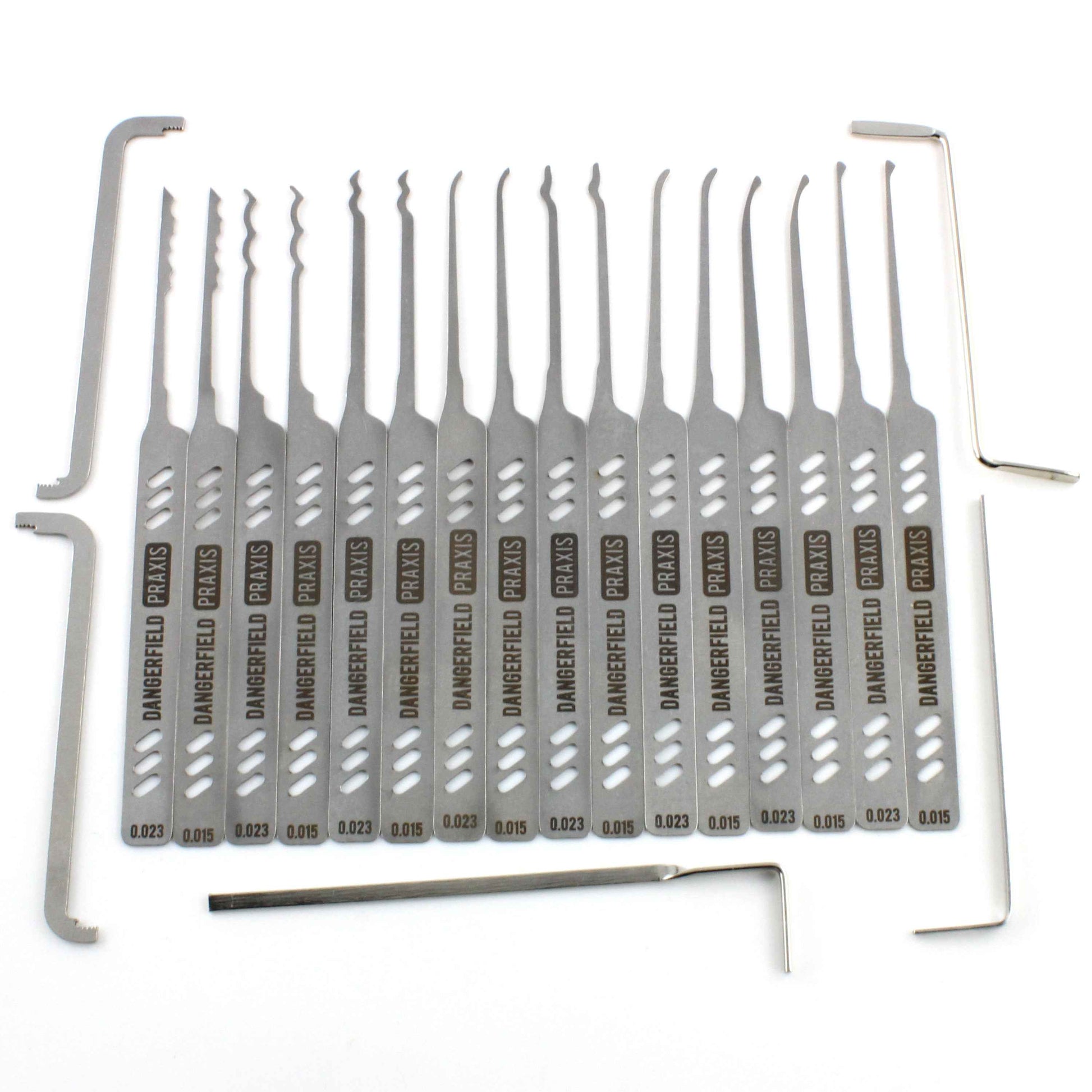 Dangerfield PRAXIS Dual-Gauge Complete Lock Pick Set