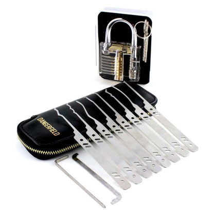 Dangerfield Secret Agent Lock Pick Set + Practice Lock + How-to Guide