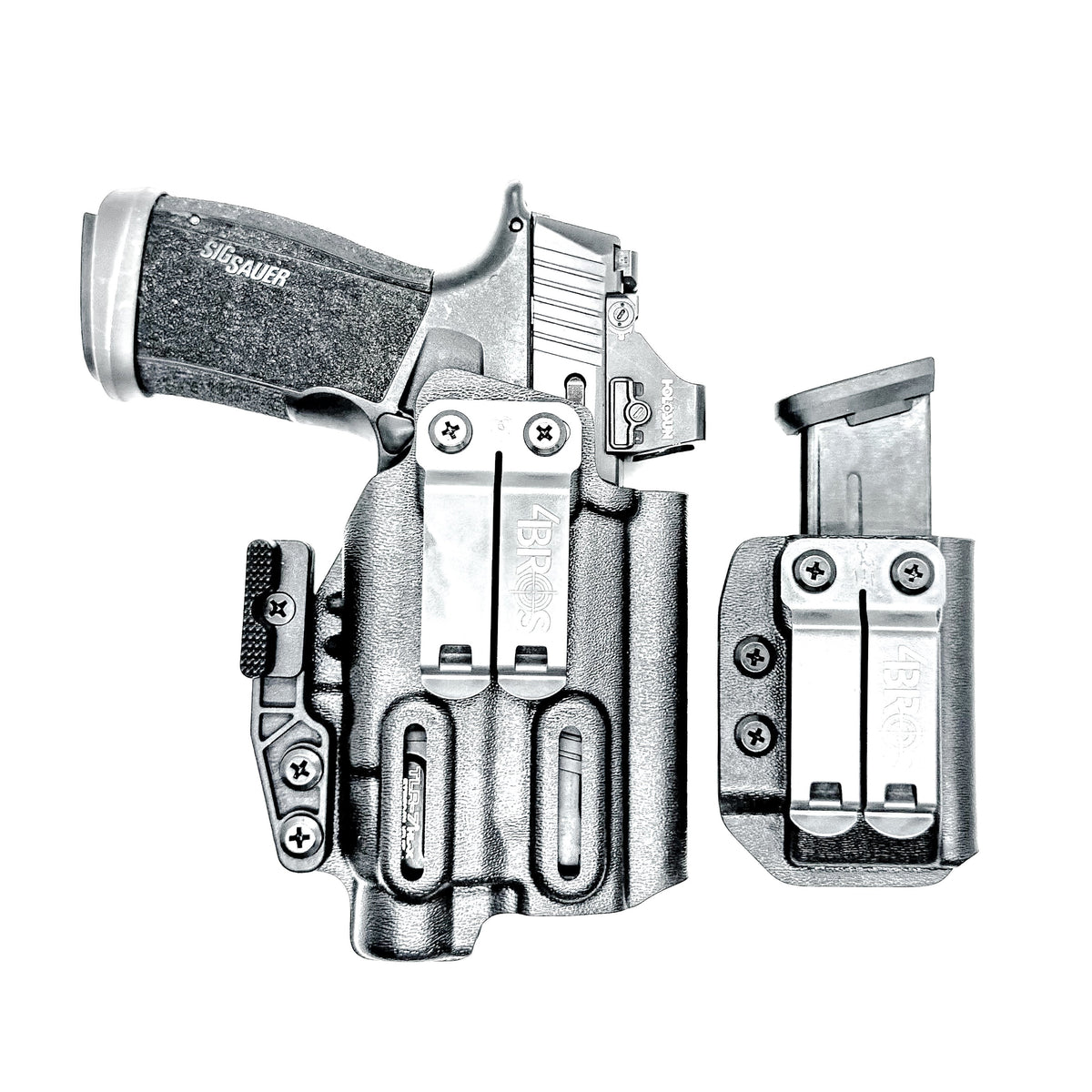 Sig P365-XMACRO & TLR-7 X or HL-X IWB Holster with Magazine Carrier Combo