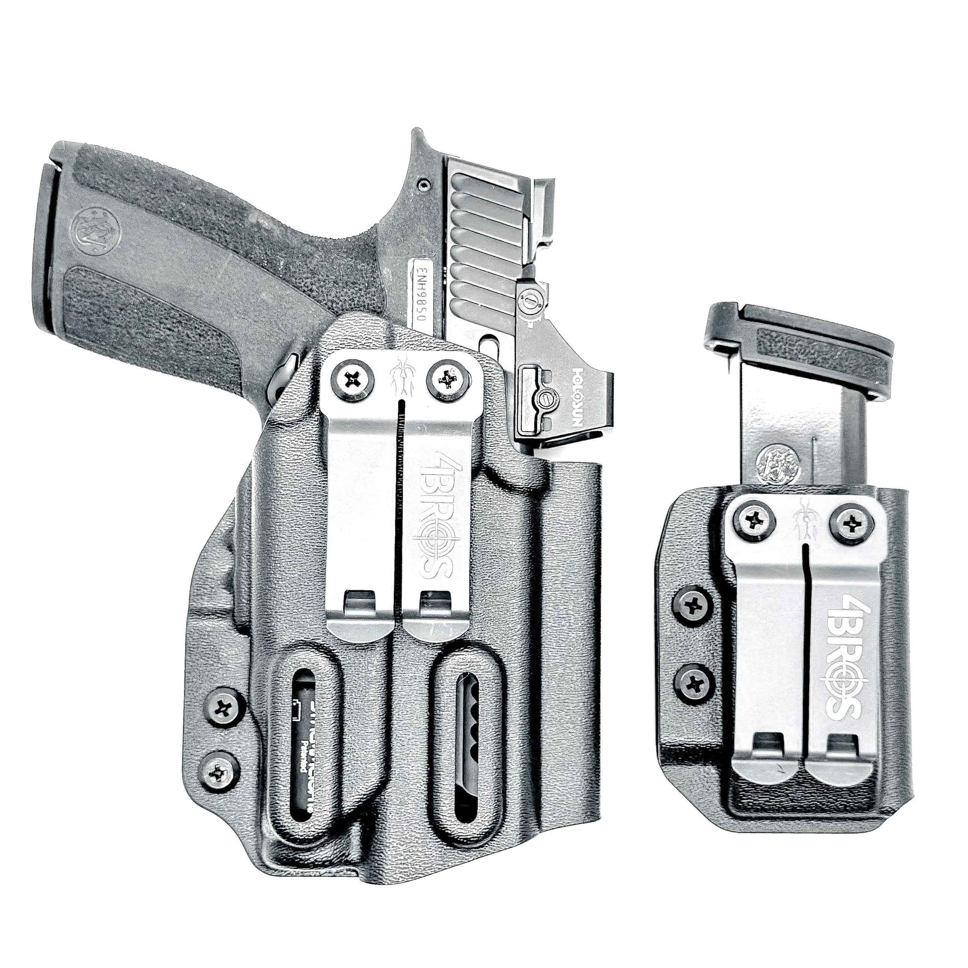 Smith & Wesson M&P Shield X & TLR-7 Sub IWB Holster with Magazine Carrier Combo