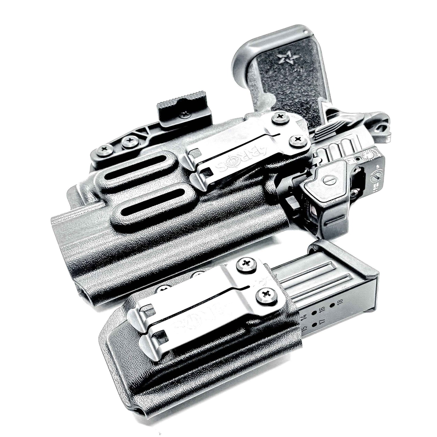 Staccato HD P4.5 & Surefire XC3 IWB Holster with Magazine Carrier Combo