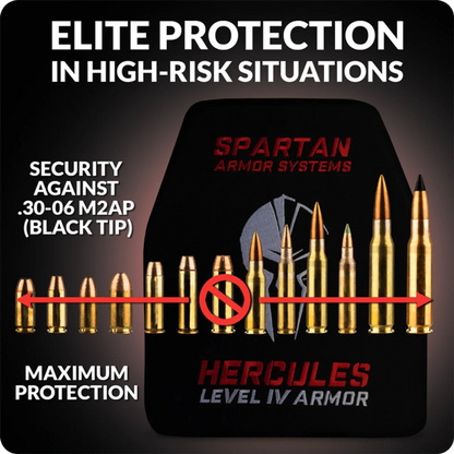 Spartan Level IV Ceramic Body Armor (Set of 2)