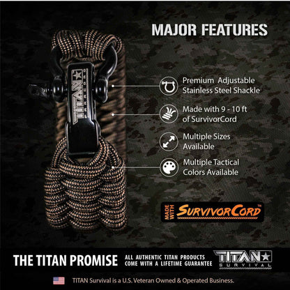 SurvivorCord Paracord Survival Bracelets