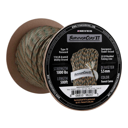 SurvivorCord XT Spool, 500 FOOT